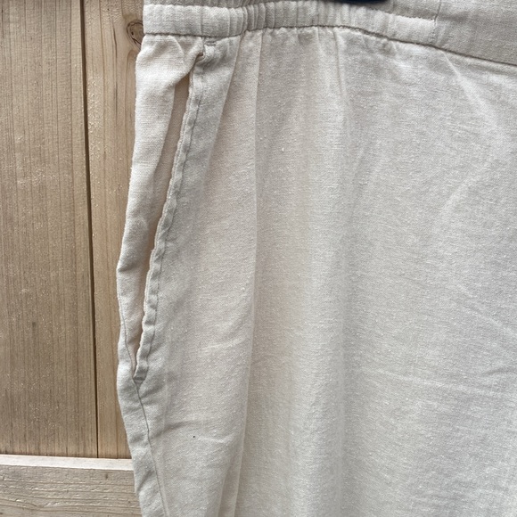 Brand new old navy linen pants- wide leg -XL-cream/beige color- - Picture 2 of 12